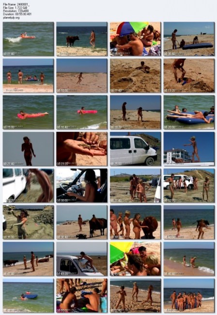 FKK video - Nudists mediterranean sea