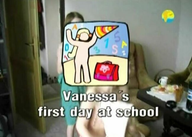 Vanessa First Day At School - FKK video (DVD 720*576)